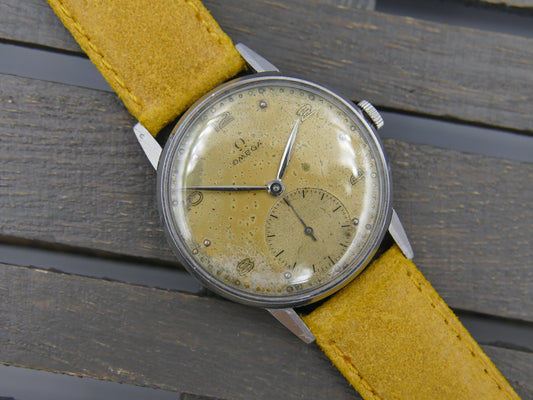 40’s vintage watch mens Omega ref. 2271 hand wind 30t2 serviced