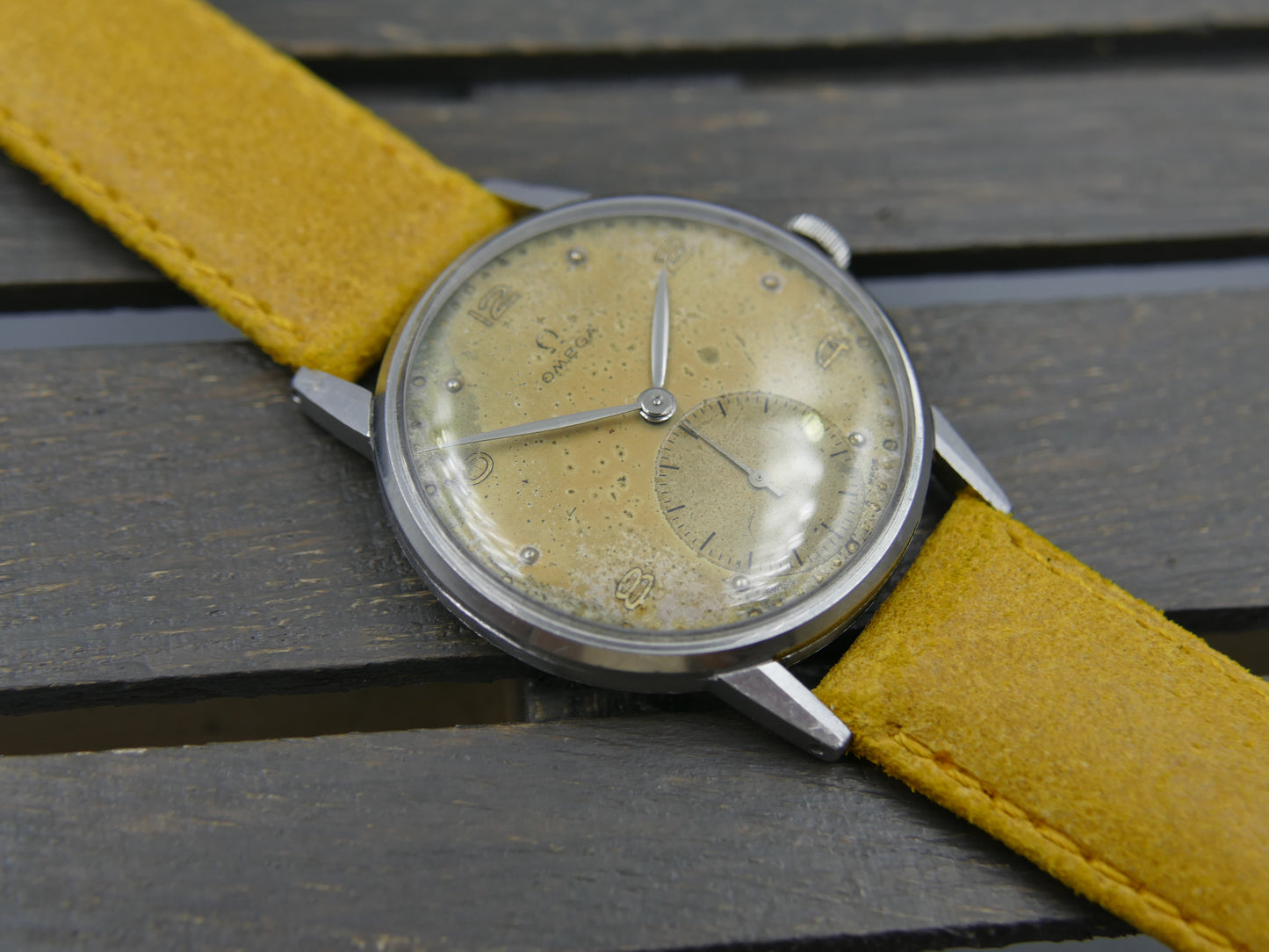 40’s vintage watch mens Omega ref. 2271 hand wind 30t2 serviced