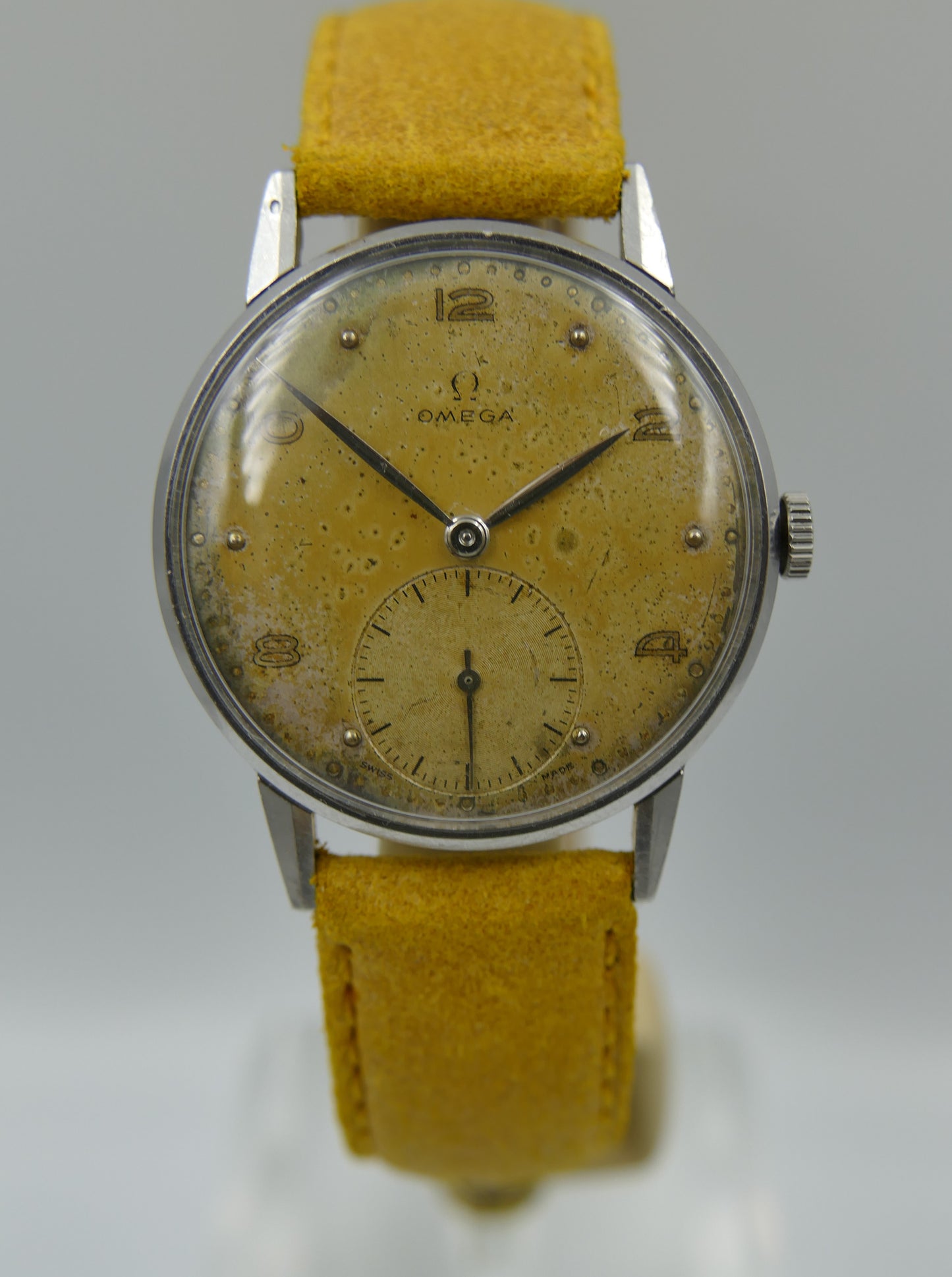 40’s vintage watch mens Omega ref. 2271 hand wind 30t2 serviced