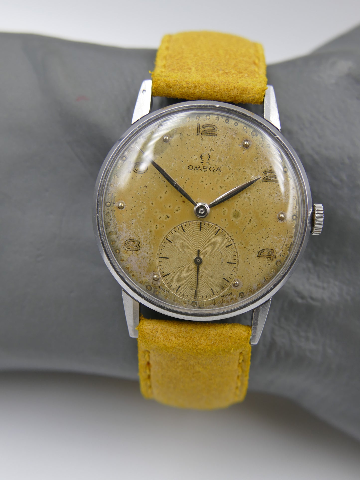 40’s vintage watch mens Omega ref. 2271 hand wind 30t2 serviced
