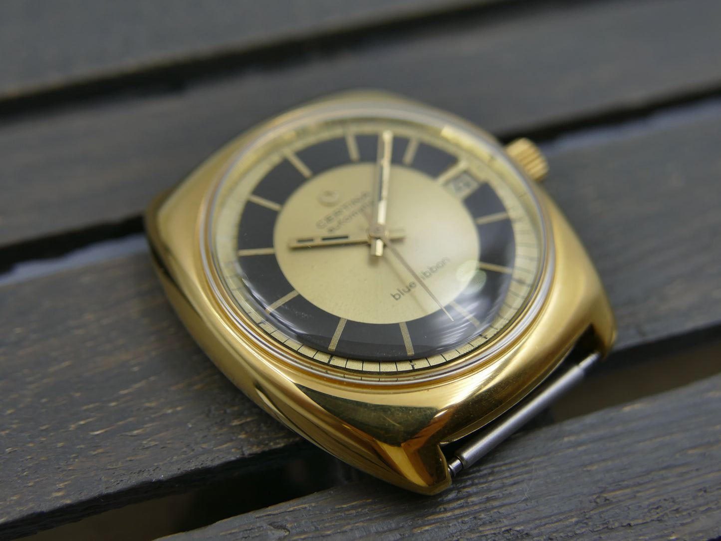 70s vintage watch mens Certina Blue Ribbon automatic 25-651M serviced