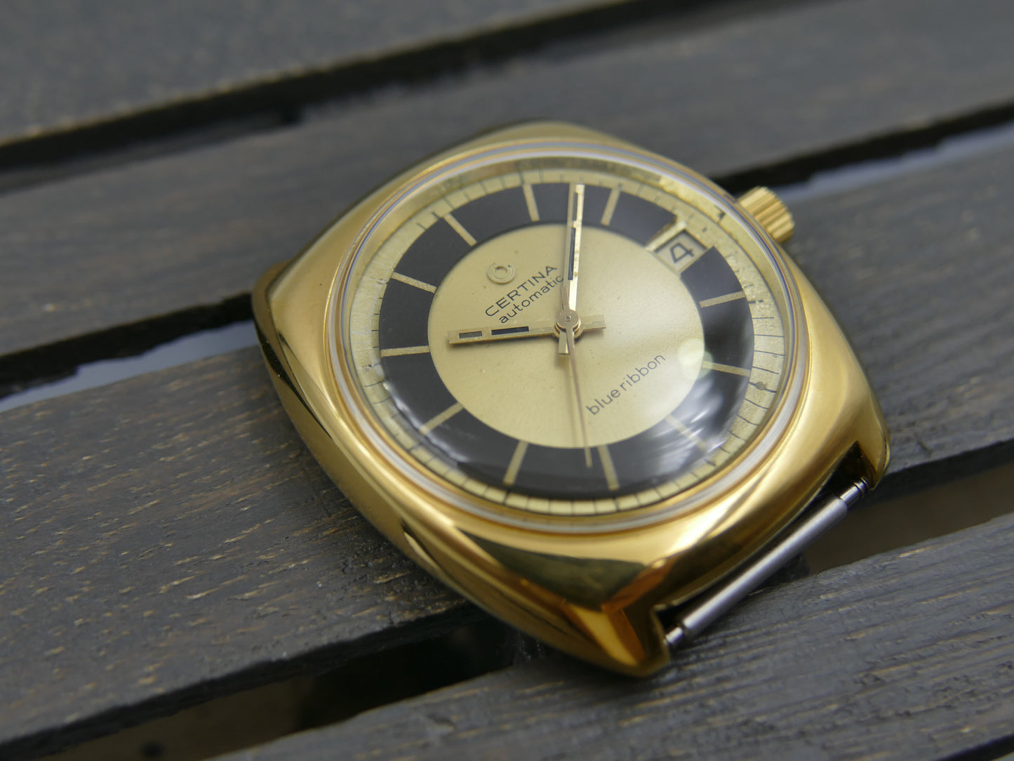 70s vintage watch mens Certina Blue Ribbon automatic 25-651M serviced