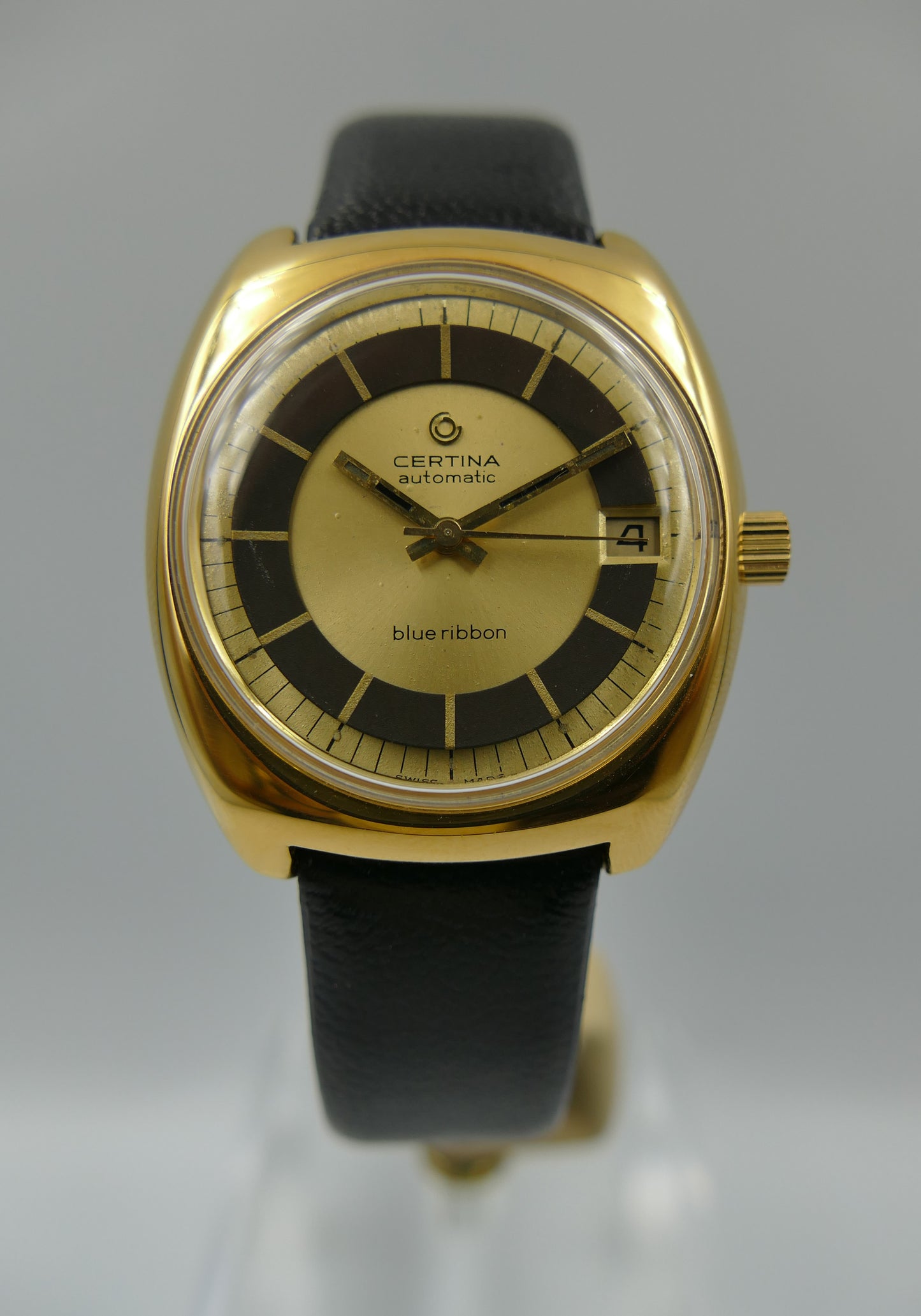 70s vintage watch mens Certina Blue Ribbon automatic 25-651M serviced