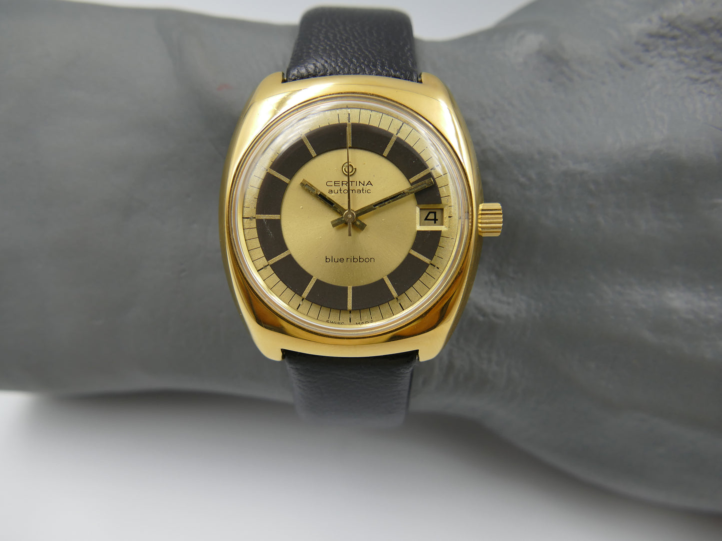 70s vintage watch mens Certina Blue Ribbon automatic 25-651M serviced
