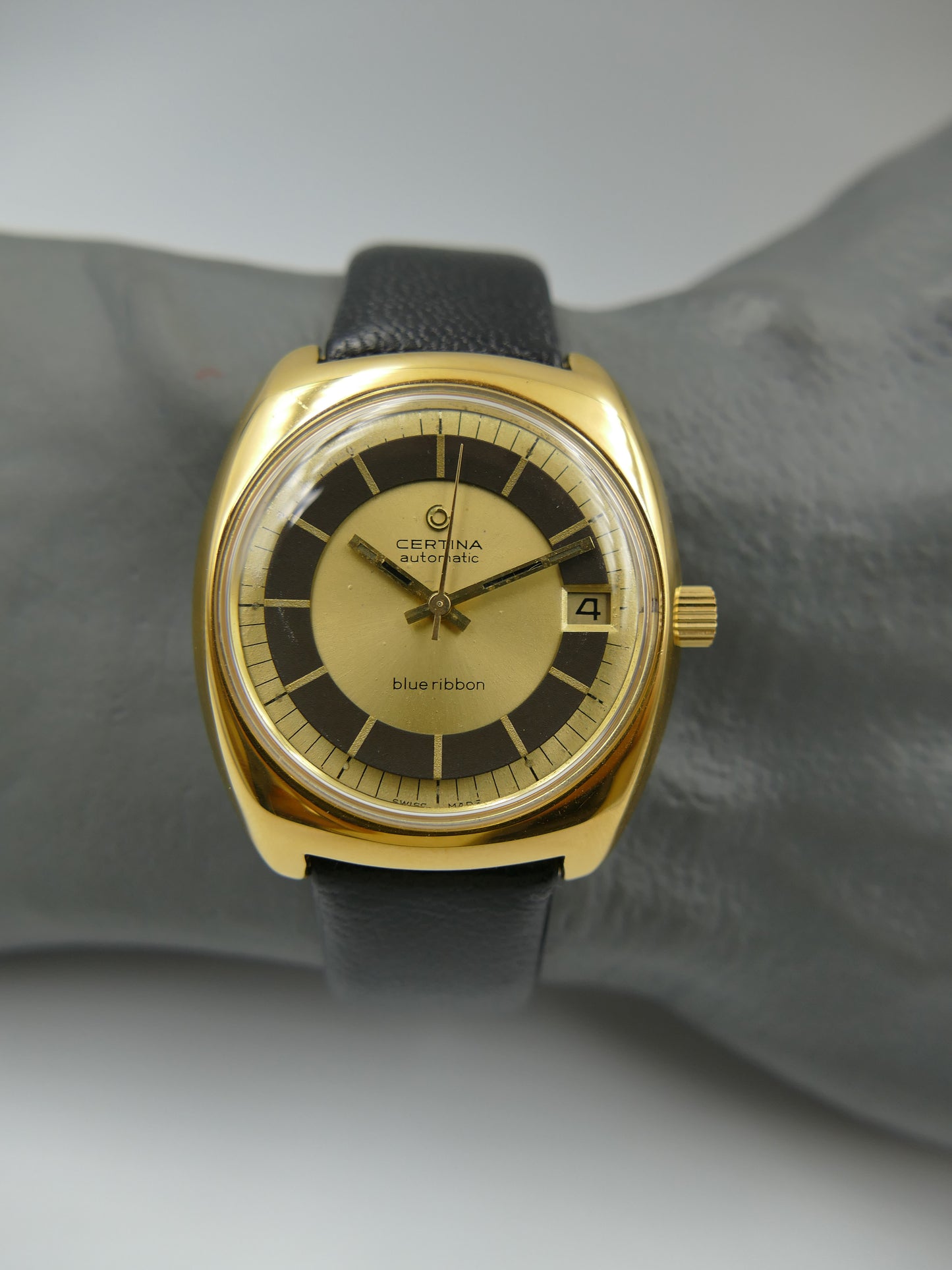 70s vintage watch mens Certina Blue Ribbon automatic 25-651M serviced