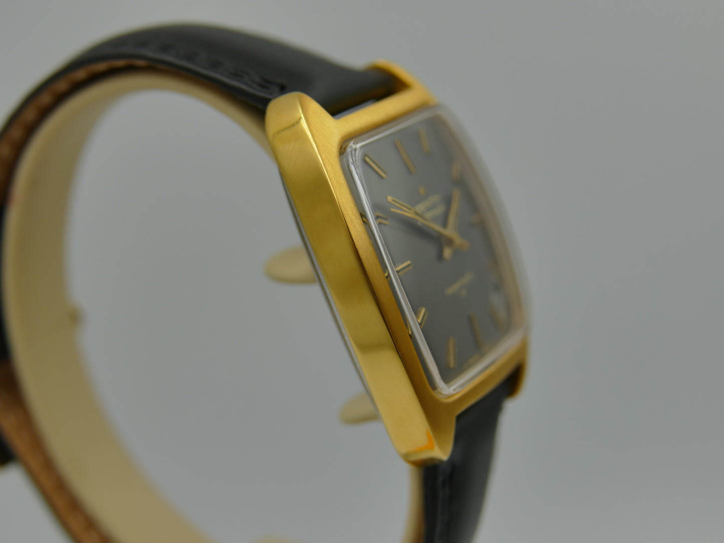 70's vintage watch mens Zenith respirator x ref 6708 automatic cal. 2552pc gray dial serviced