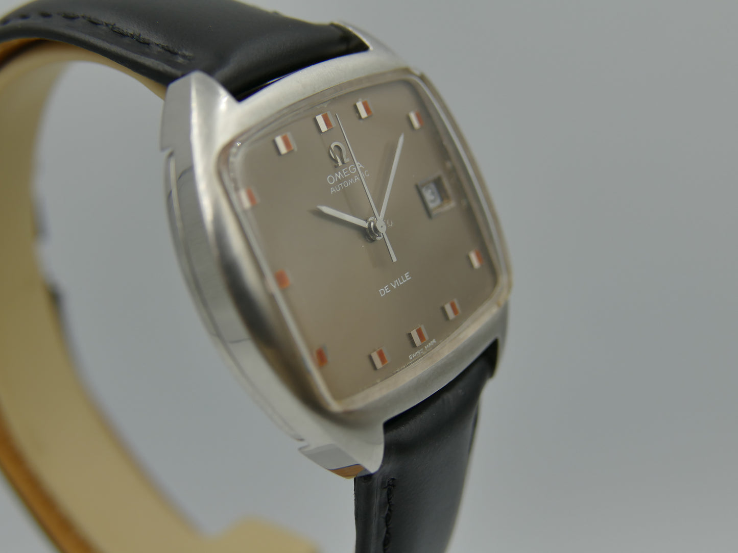70s Vintage watch mens Omega automatic 1002 De Ville ref. 162.047 TV