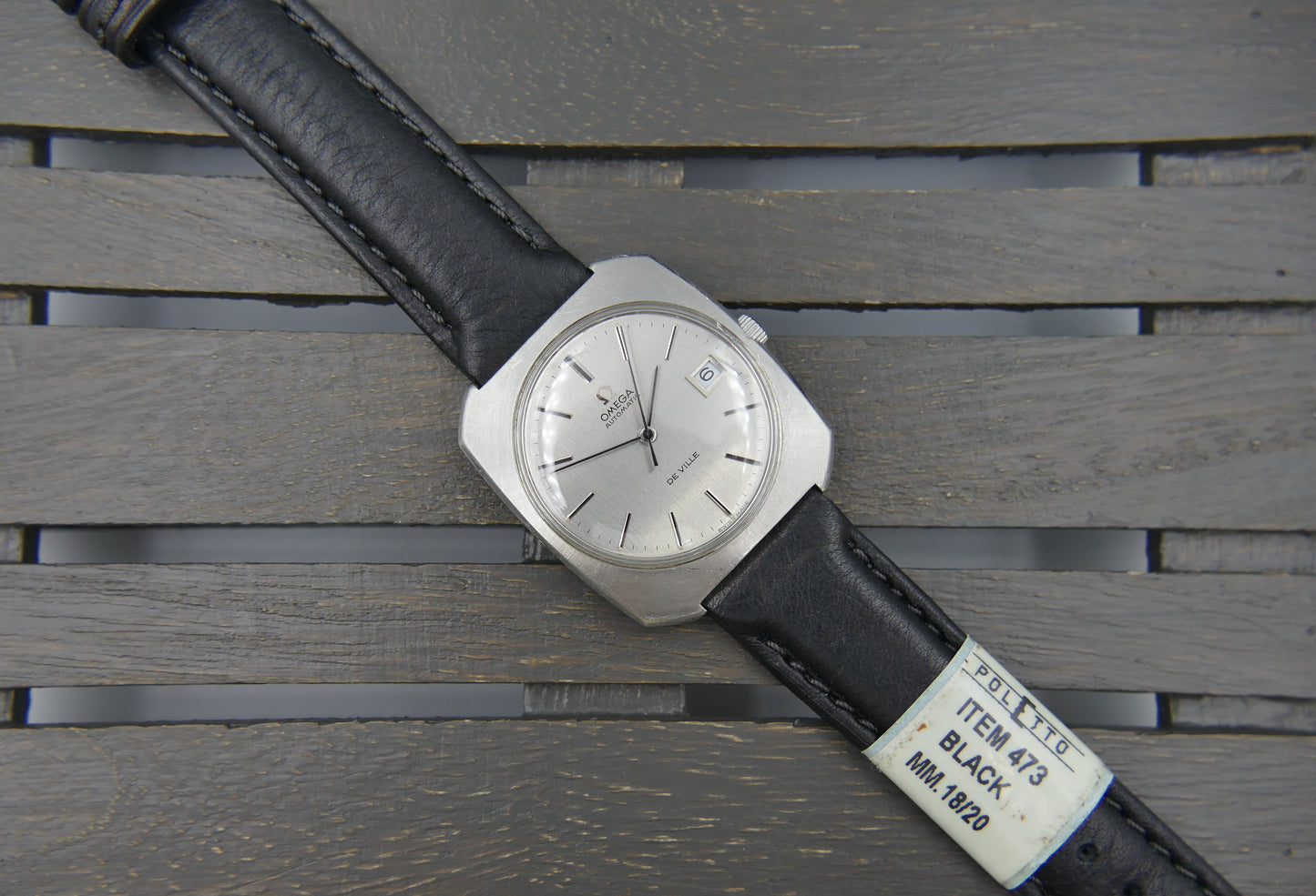 70s vintage watch mens Omega De Ville ref 166.085 automatic cal. 1002