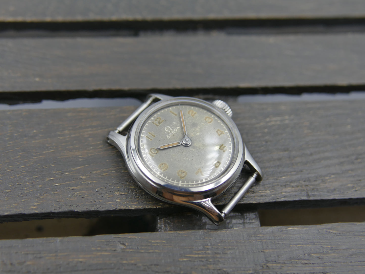 1944 vintage watch Omega ref 2353 2 military lady cal R135 serviced