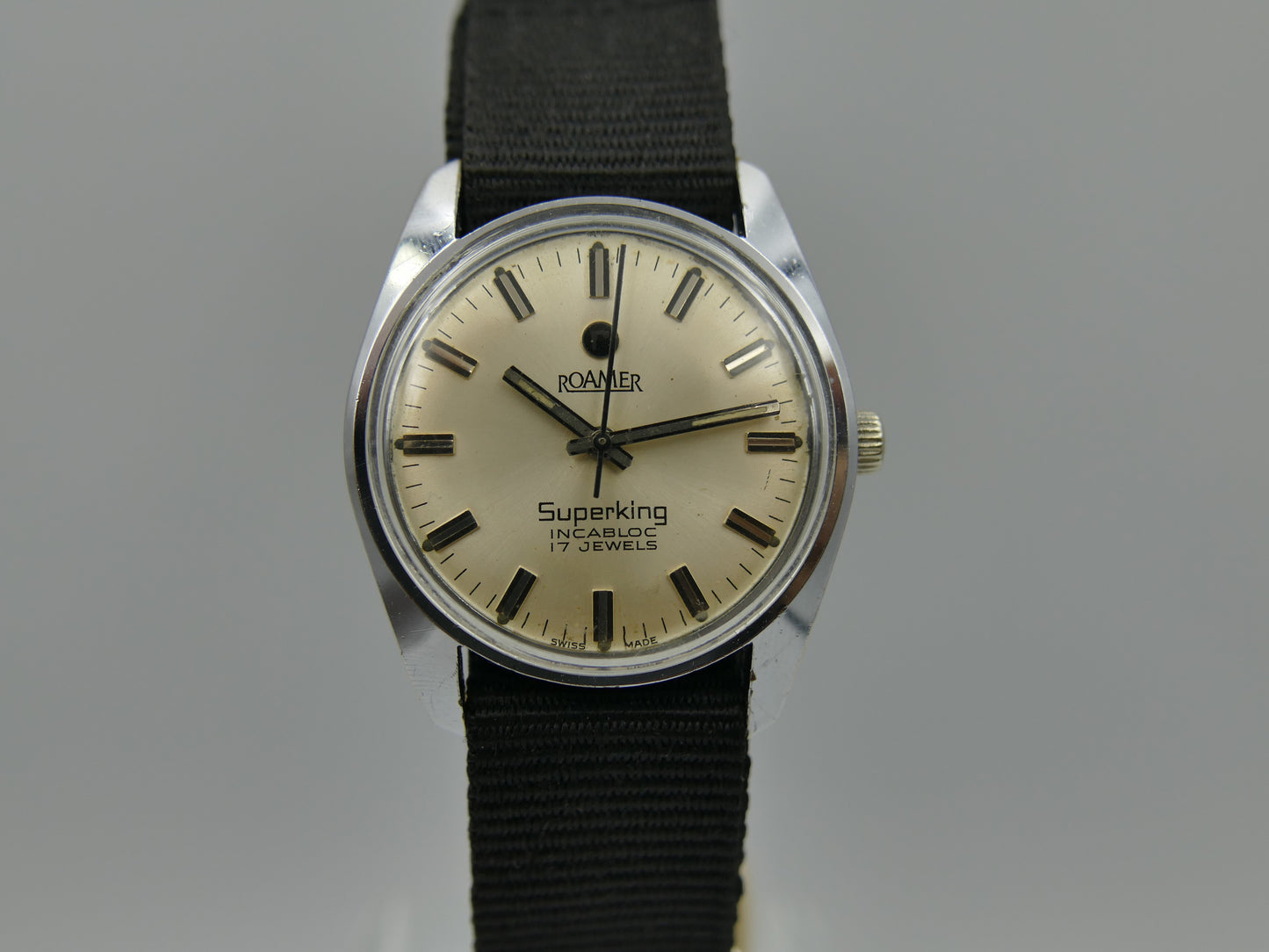 vintage watch mens Roamer 802.2100.310 Super King manual wind serviced