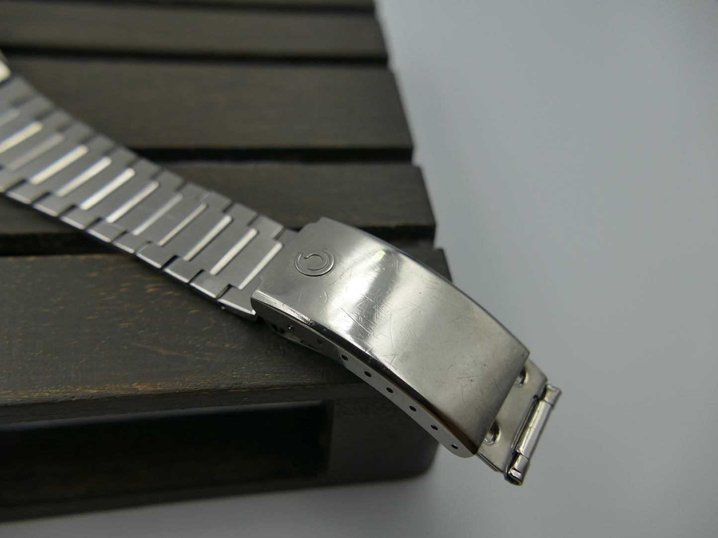 70s vintage watch mens Certina 605.3001.14 automatic blue SS serviced