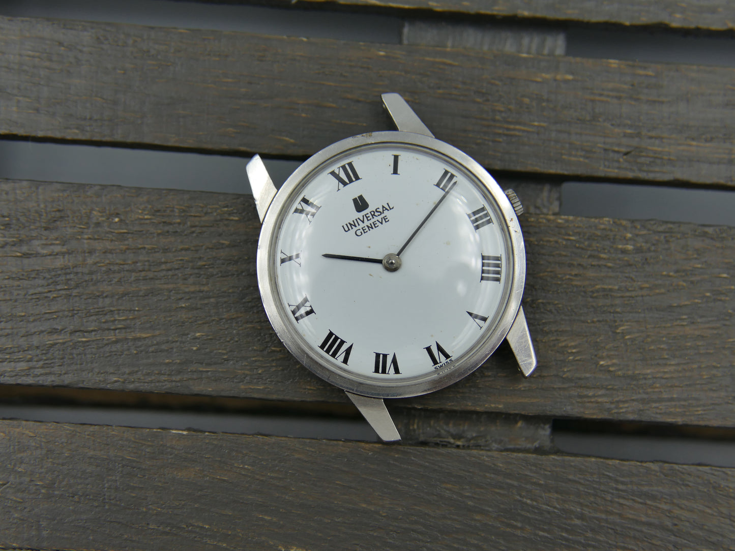 60s vintage watch mens Universal Geneve ref. 842101 ultra slim hand wind cal. 1-42 serviced
