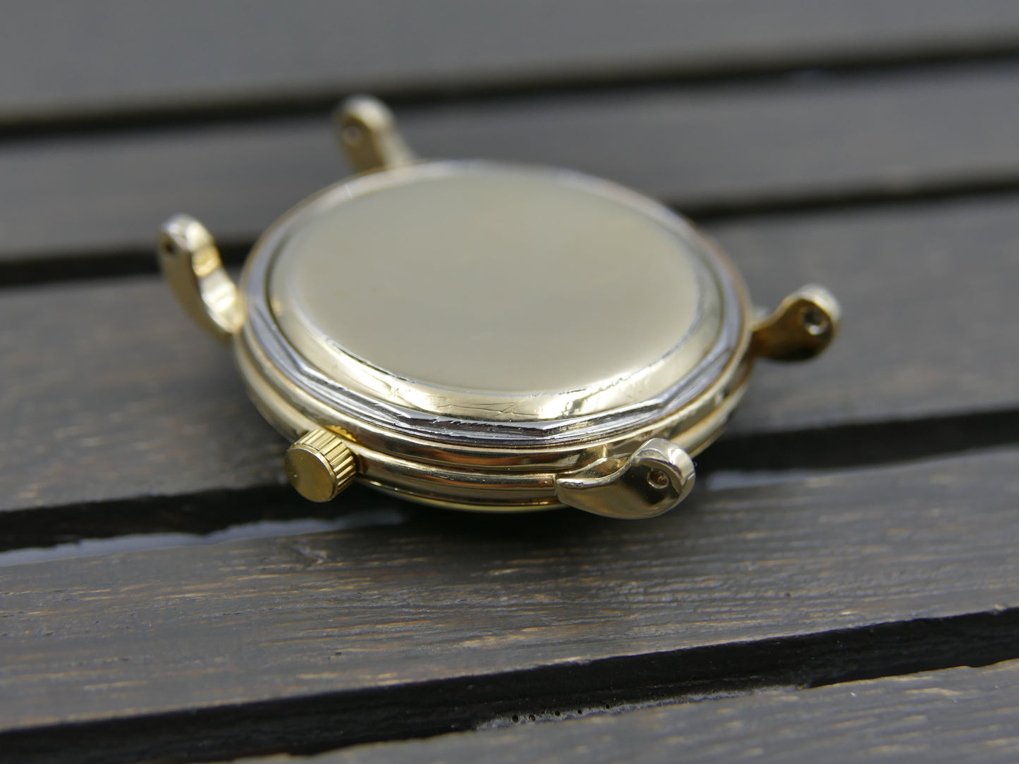 50s vintage watch mens Omega 14k gold filled ref F6231 automatic bumper 344