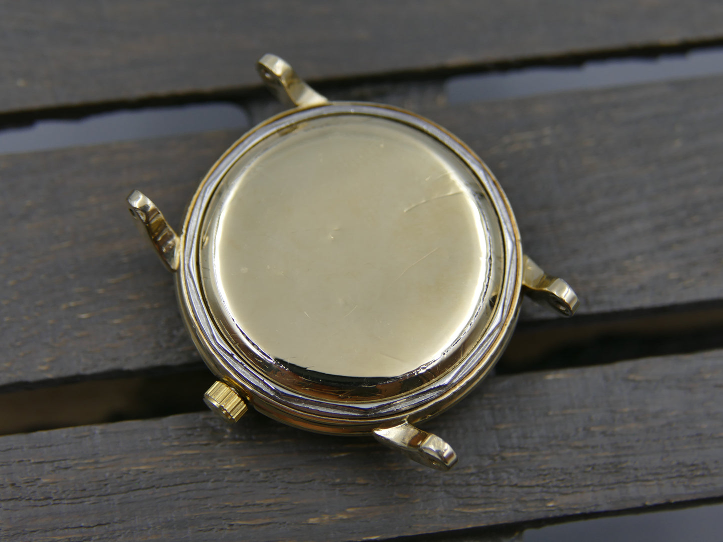 50s vintage watch mens Omega 14k gold filled ref F6231 automatic bumper 344