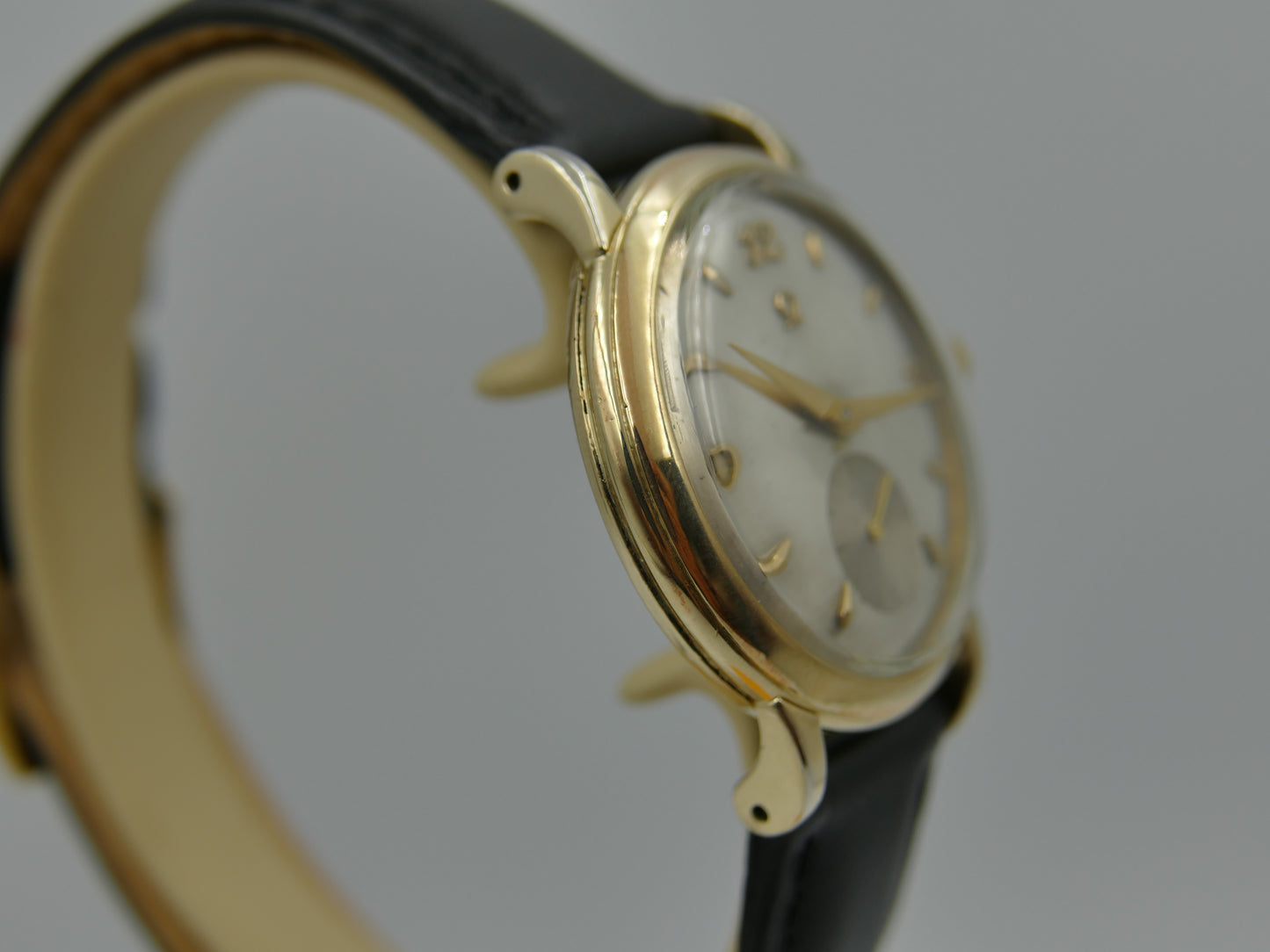 50s vintage watch mens Omega 14k gold filled ref F6231 automatic bumper 344