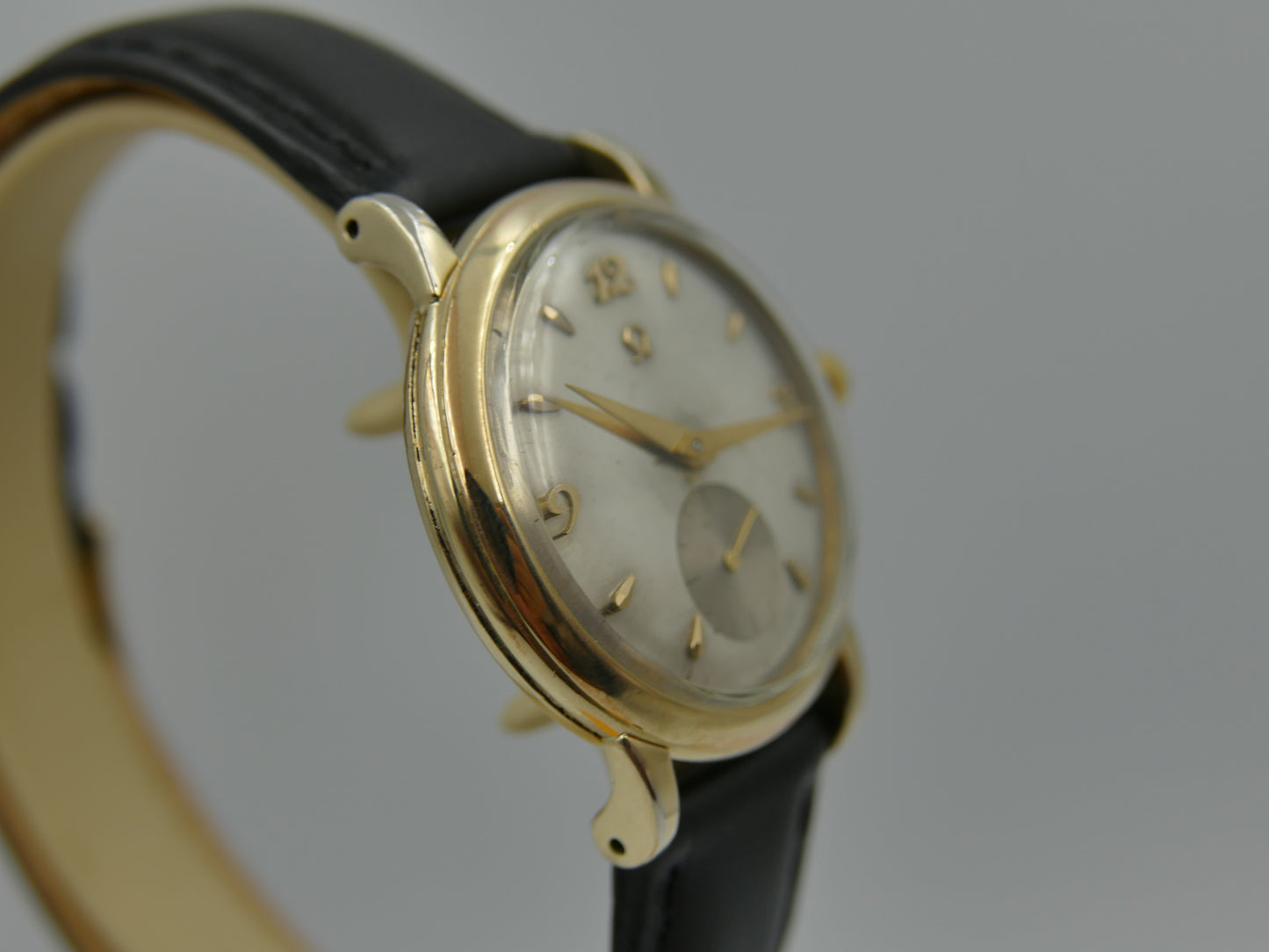 50s vintage watch mens Omega 14k gold filled ref F6231 automatic bumper 344