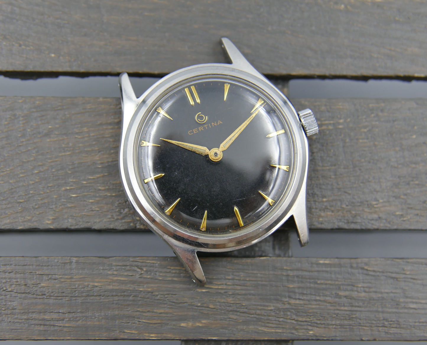 50s vintage watch mens Certina ref 81251 manual wind cal 28-15