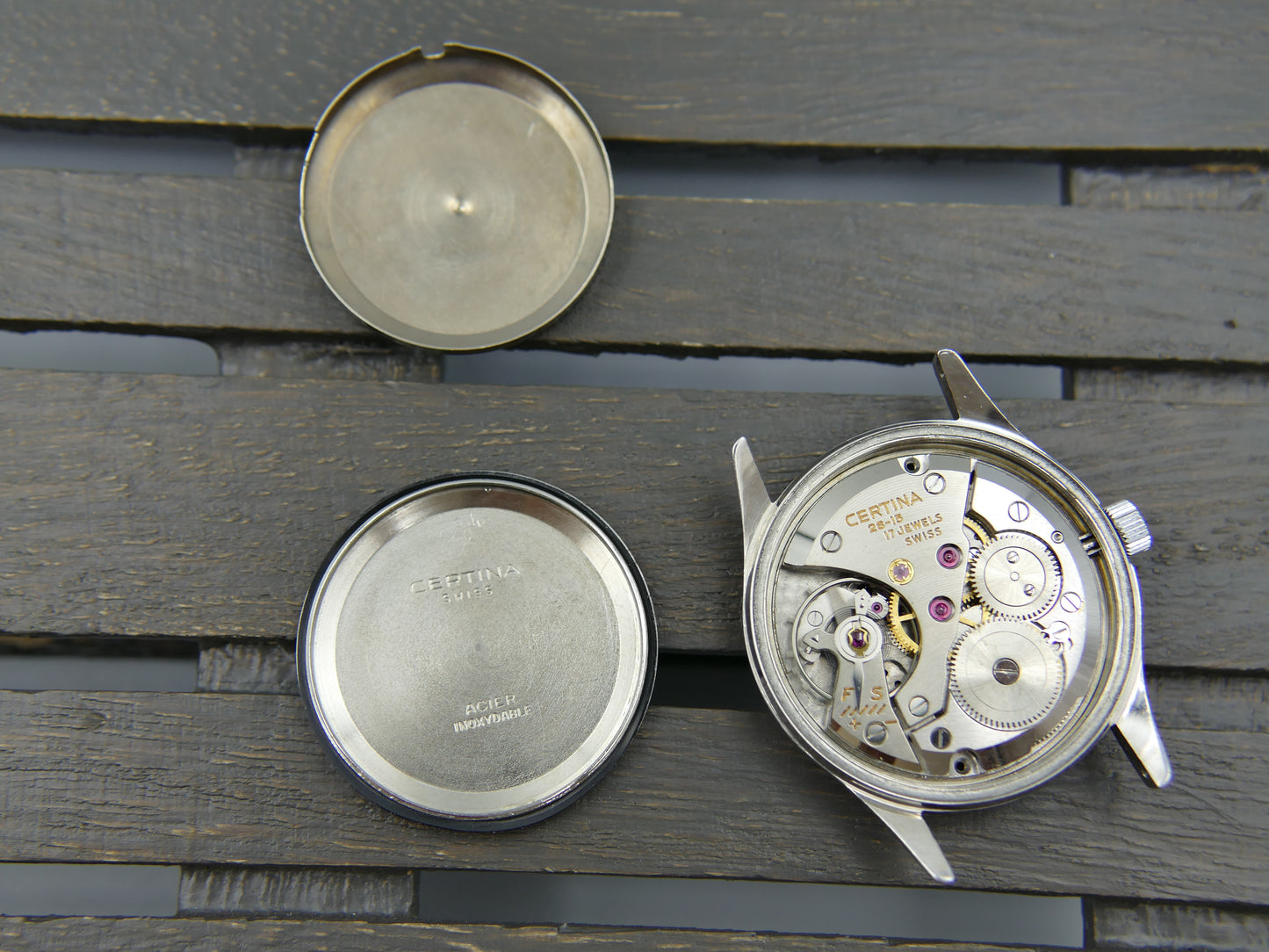 50s vintage watch mens Certina ref 81251 manual wind cal 28-15