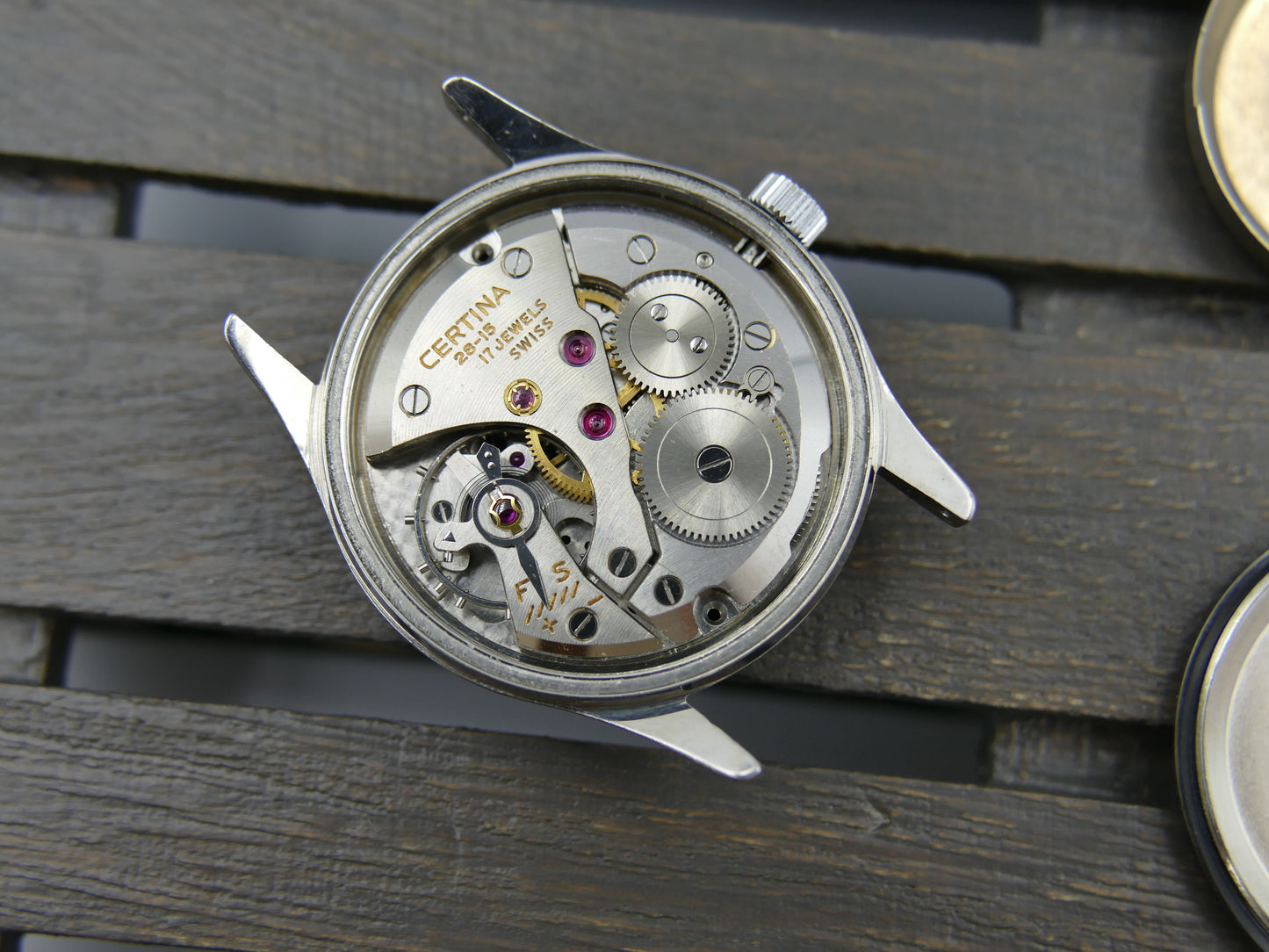 50s vintage watch mens Certina ref 81251 manual wind cal 28-15