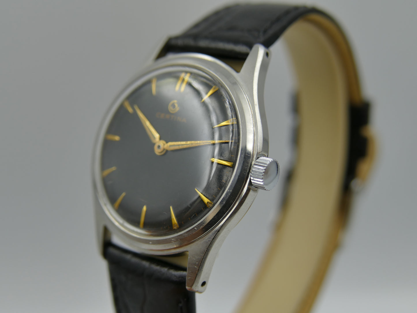50s vintage watch mens Certina ref 81251 manual wind cal 28-15