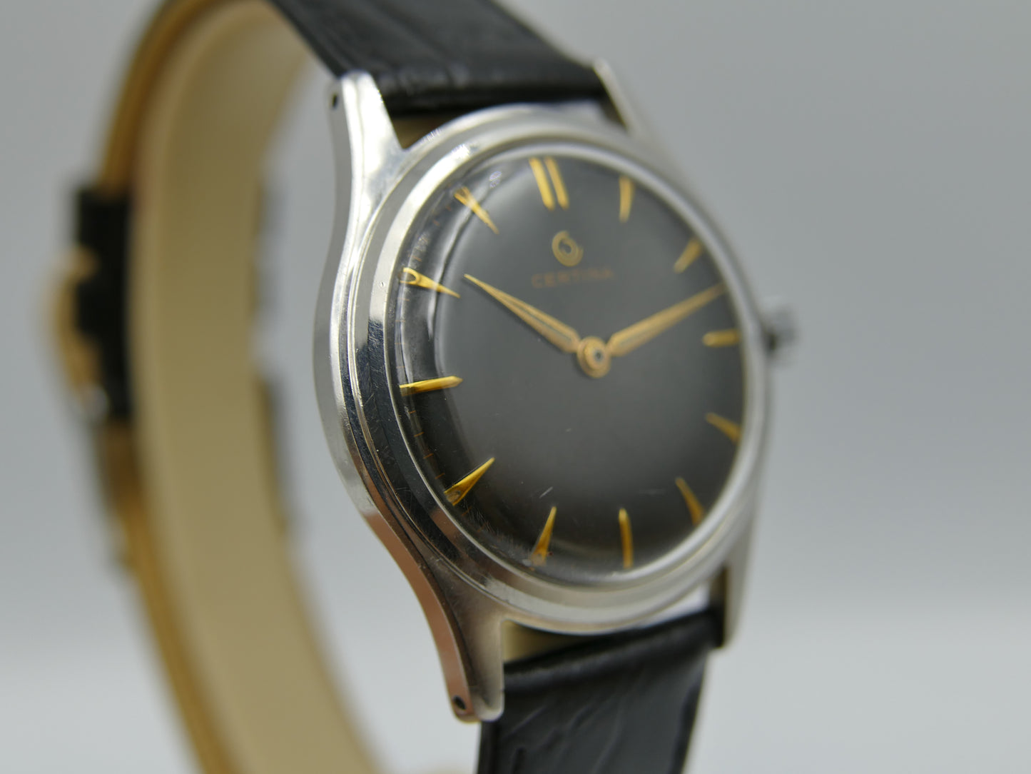 50s vintage watch mens Certina ref 81251 manual wind cal 28-15