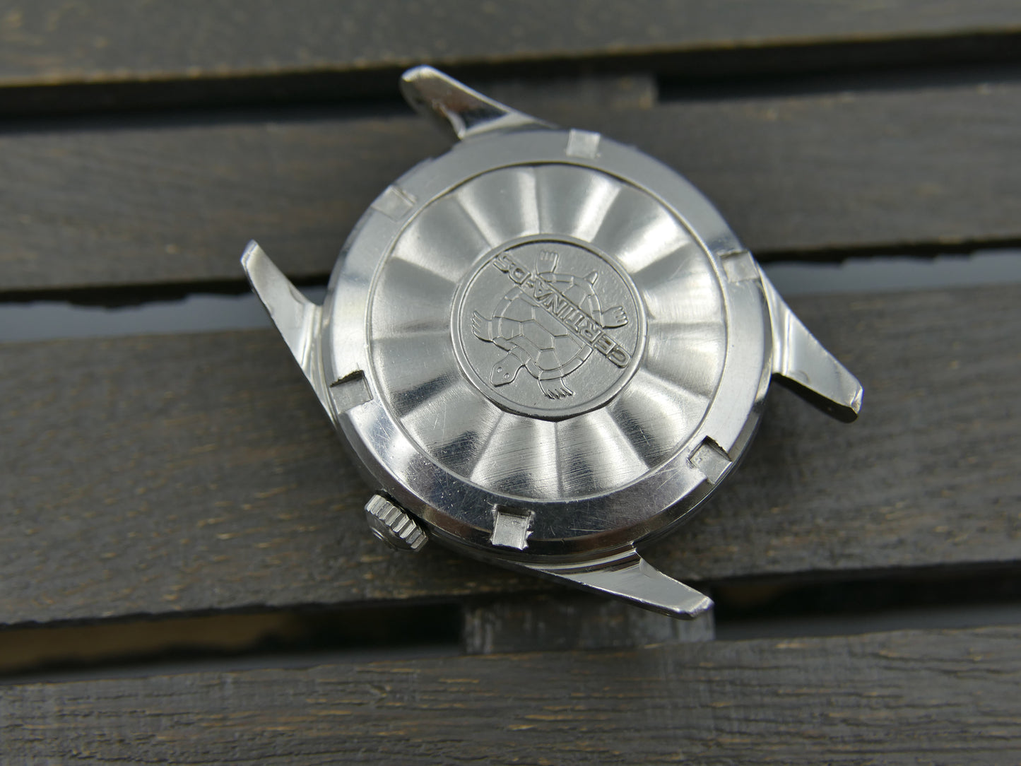 60s Vintage watch mens Certina DS turtle Automatic 25-651 ref 5801 112 tropical dial steel