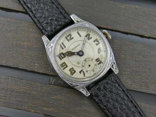 20s vintage watch art deco Roamer manual wind MST 264