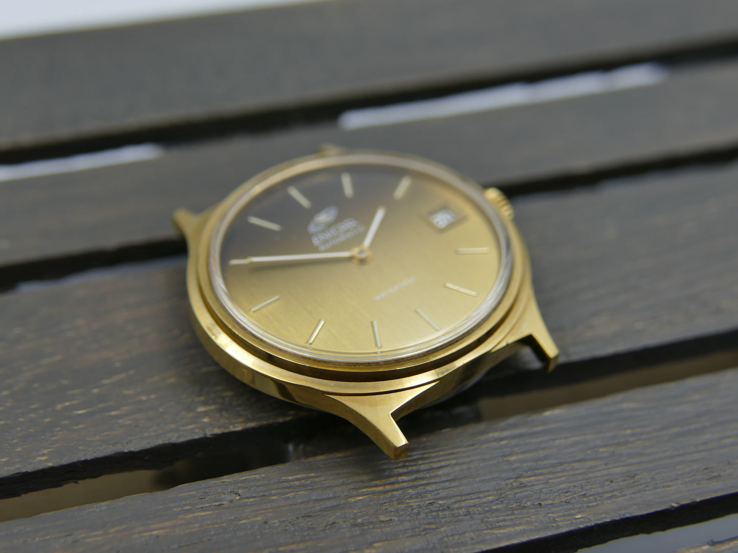 70s vintage watch mens Enicar watertest ref 168-105-001 automatic 165D mint