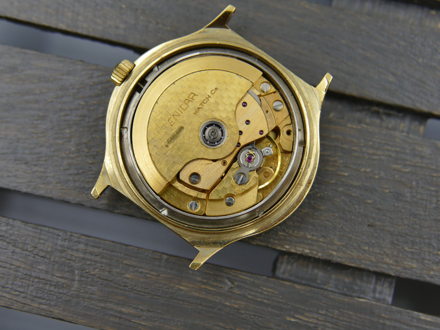 70s vintage watch mens Enicar watertest ref 168-105-001 automatic 165D mint