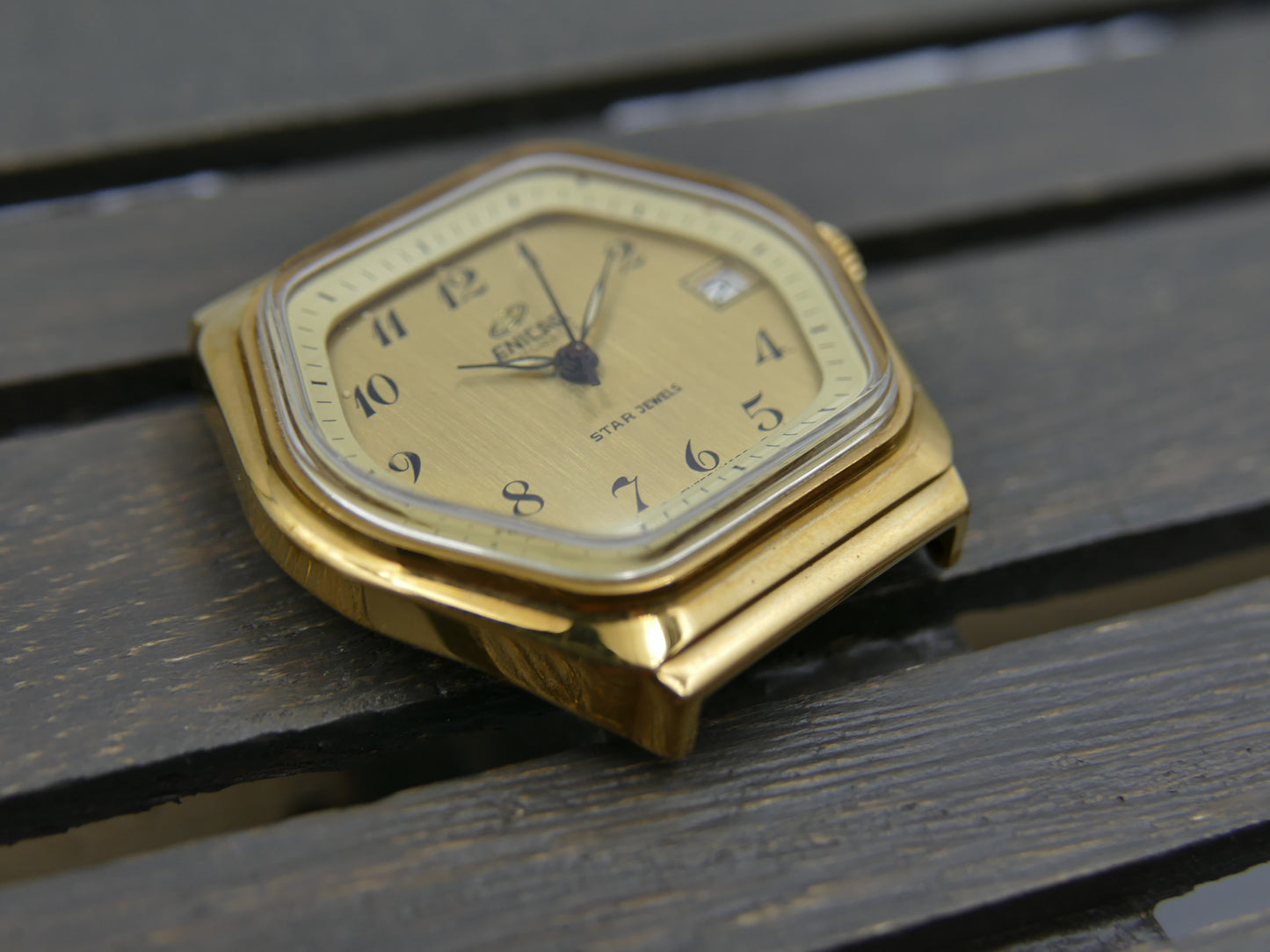 70s vintage watch mens Enicar star jewels ref 165-90-01 automatic 165 mint