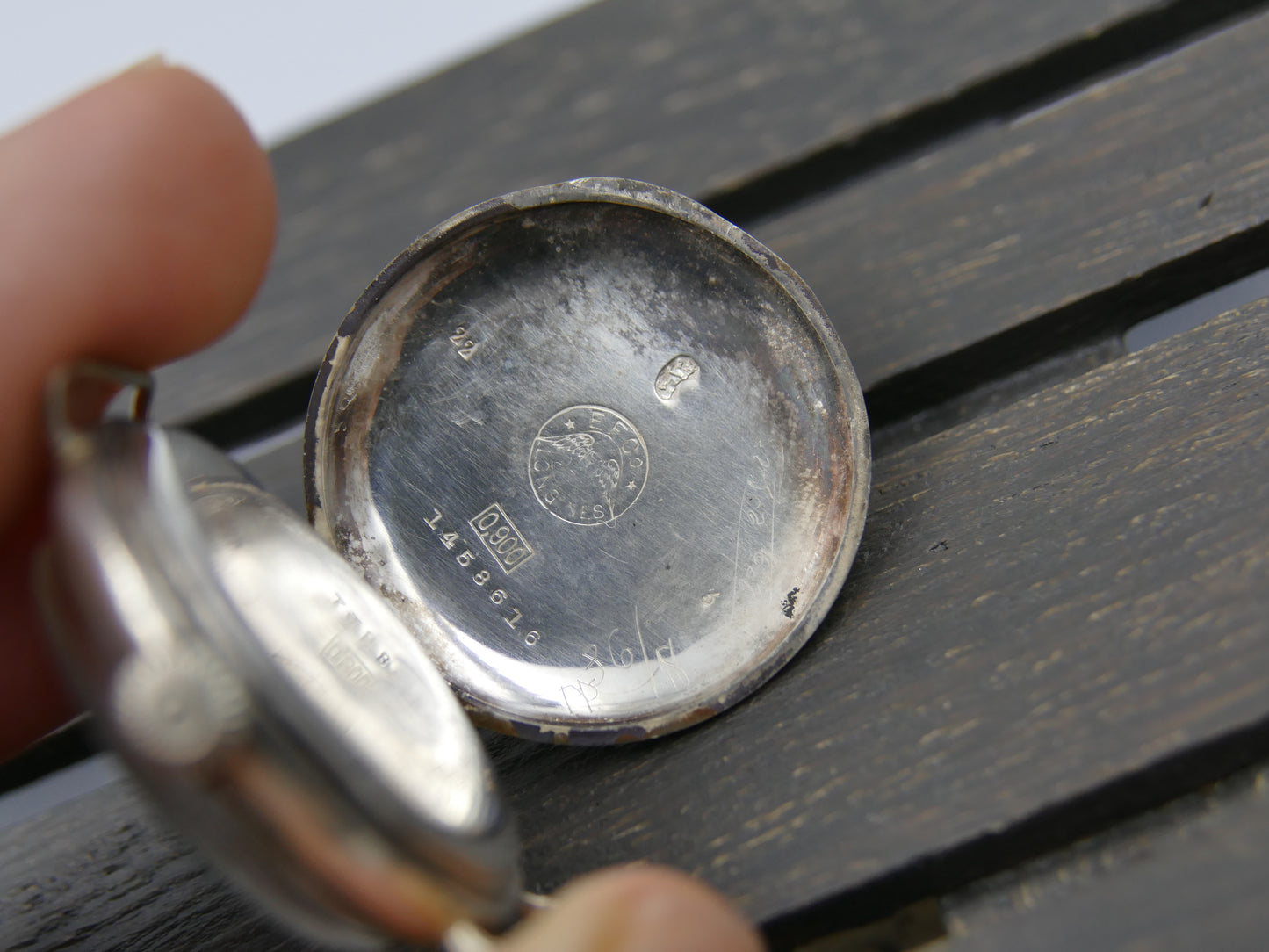 1903 vintage watch Longines solid silver 0.900 manual wind