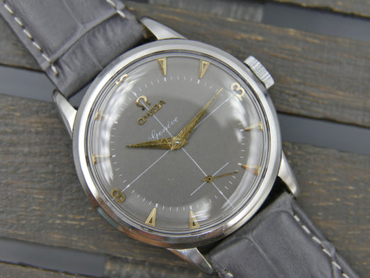 50s vintage watch mens Omega ref. 2754 -1 hand wind cal 266 serviced