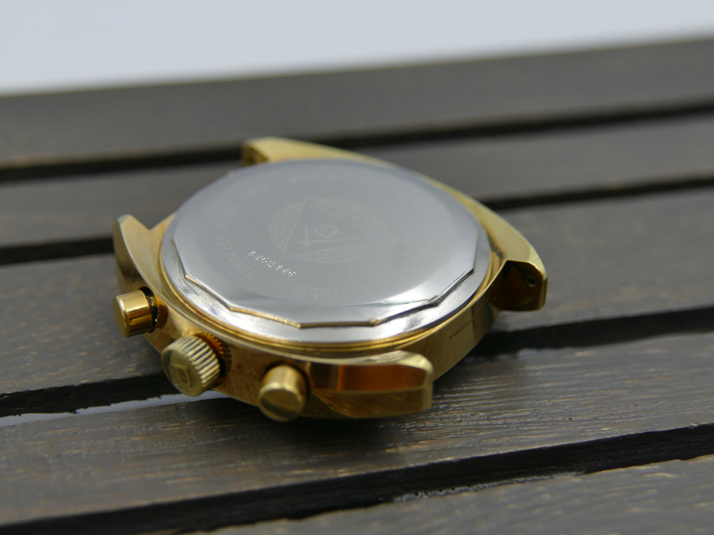 70s vintage watch mens chronograph Atlantic Timeroy CS valjoux 7734 mint rare