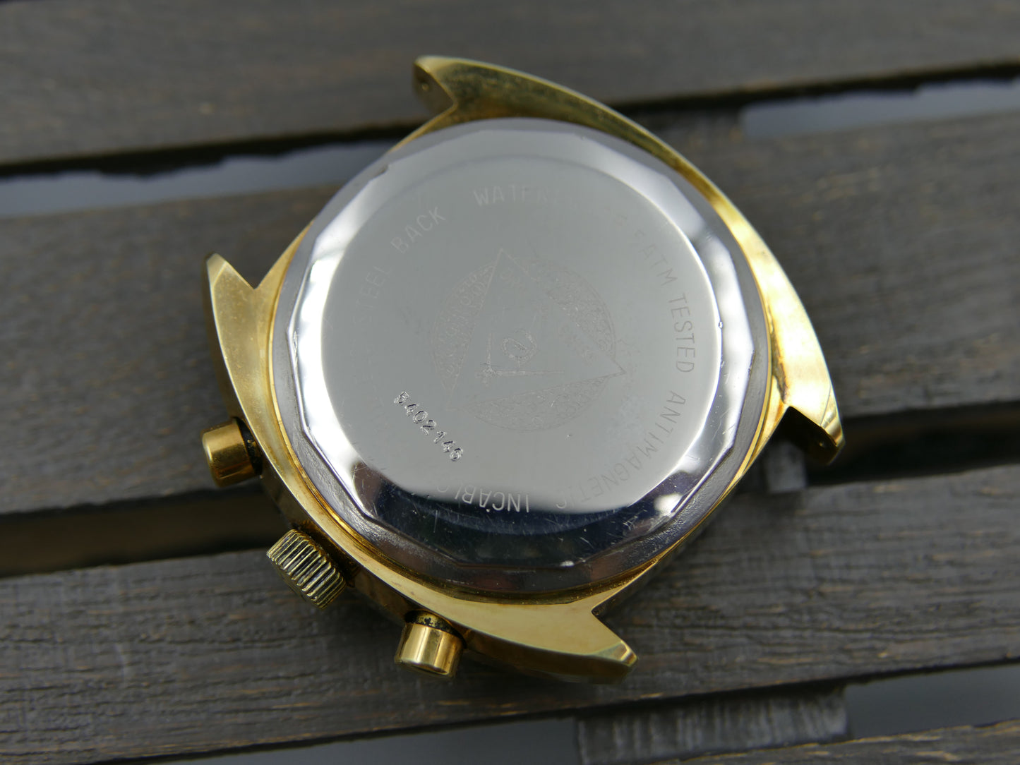 70s vintage watch mens chronograph Atlantic Timeroy CS valjoux 7734 mint rare