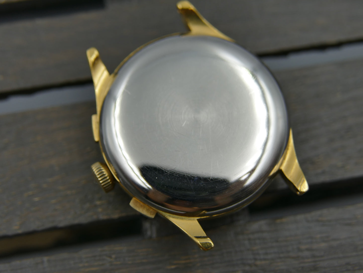 60s vintage watch mens Olma chronograph landeron 48 gold