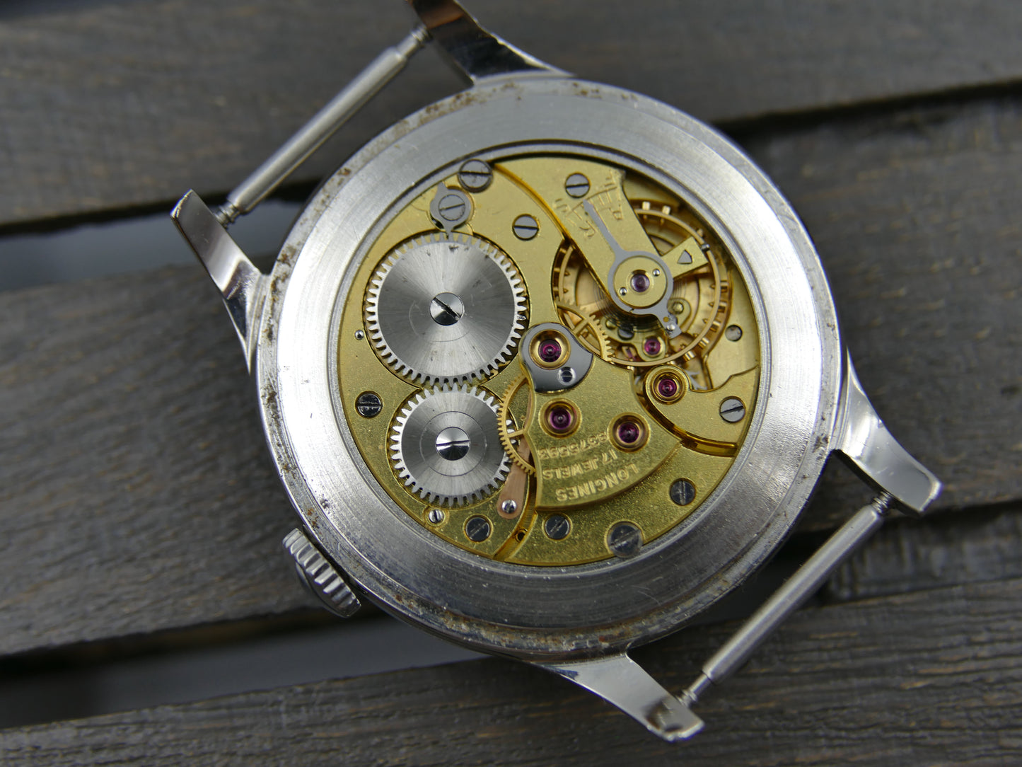 50s vintage watch mens Longines Big Calatrava ref 5045 10 cal.12.68N