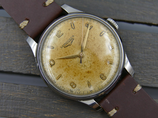 50s vintage watch mens Longines Big Calatrava ref 5045 10 cal.12.68N