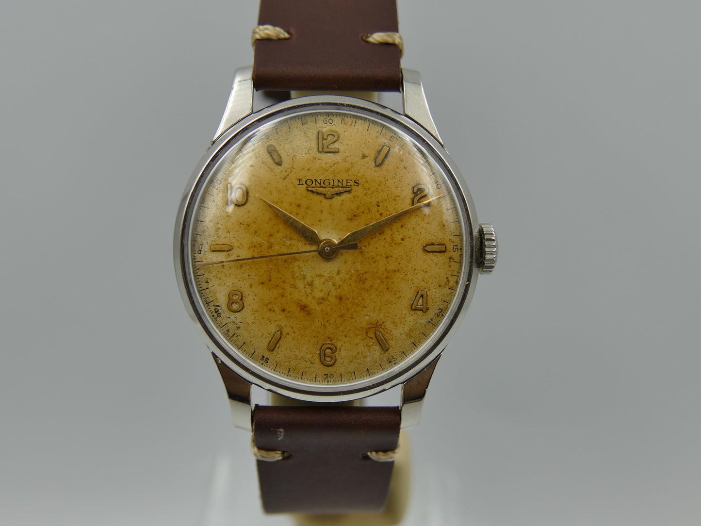 50s vintage watch mens Longines Big Calatrava ref 5045 10 cal.12.68N