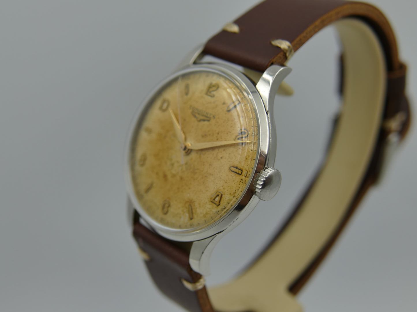 50s vintage watch mens Longines Big Calatrava ref 5045 10 cal.12.68N