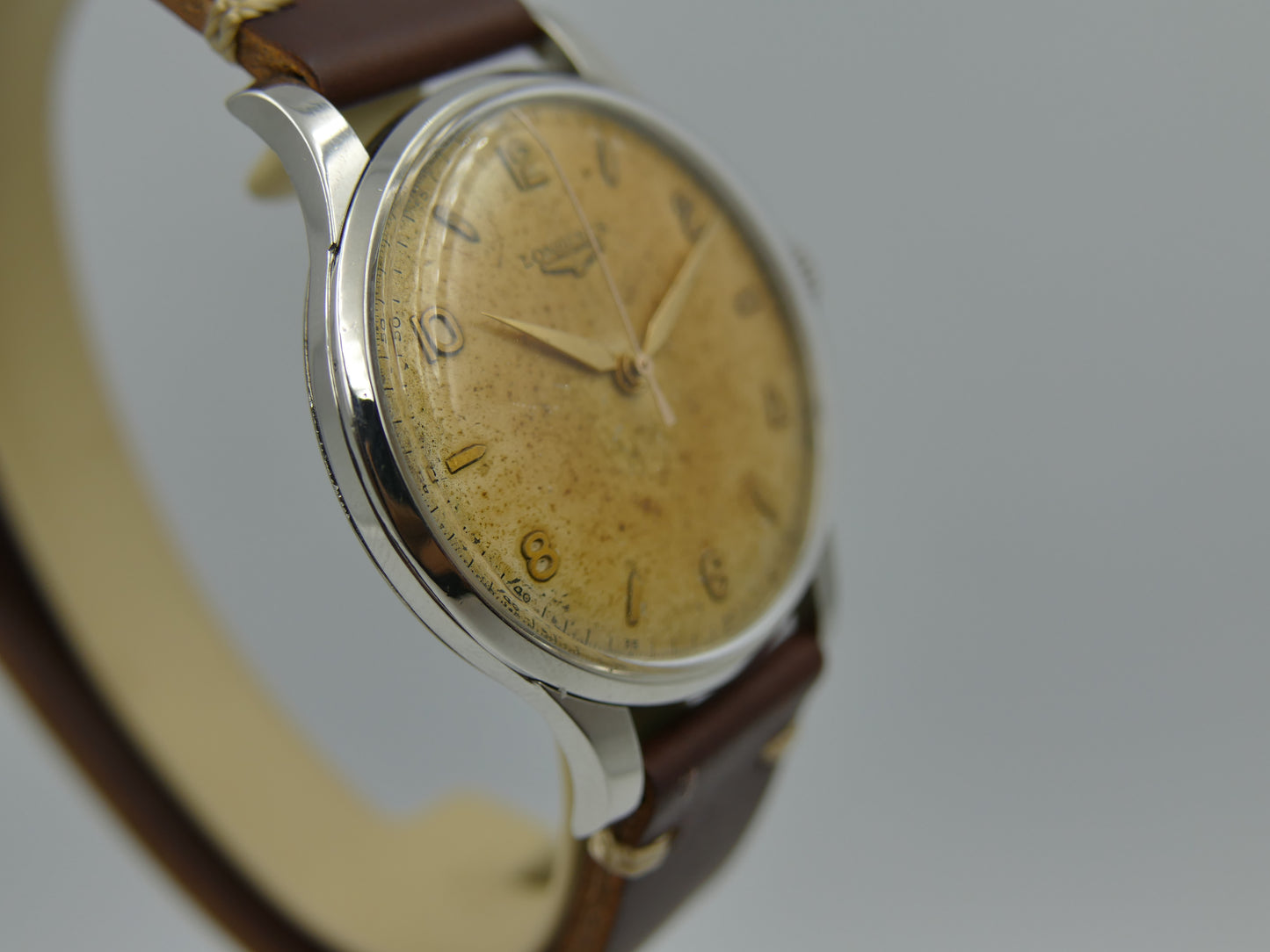 50s vintage watch mens Longines Big Calatrava ref 5045 10 cal.12.68N