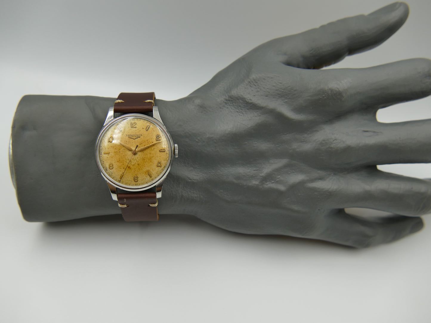 50s vintage watch mens Longines Big Calatrava ref 5045 10 cal.12.68N