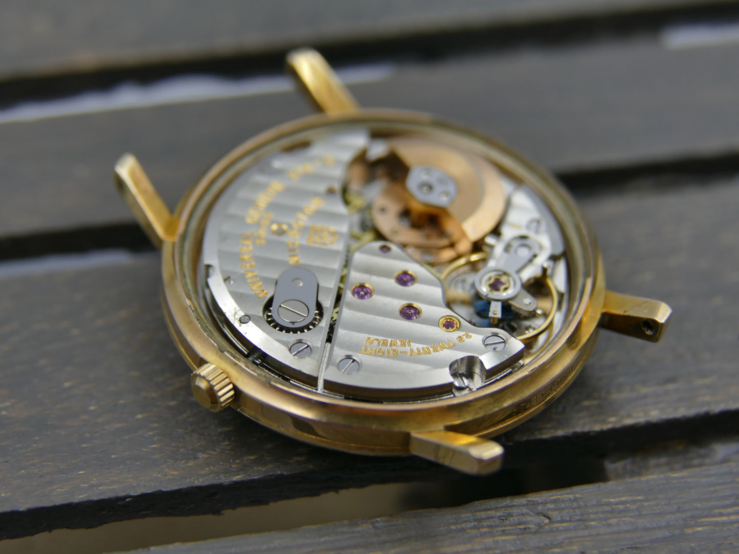 60s vintage watch mens Universal Geneve ref 404604 -4 polerouter microtor 218-2