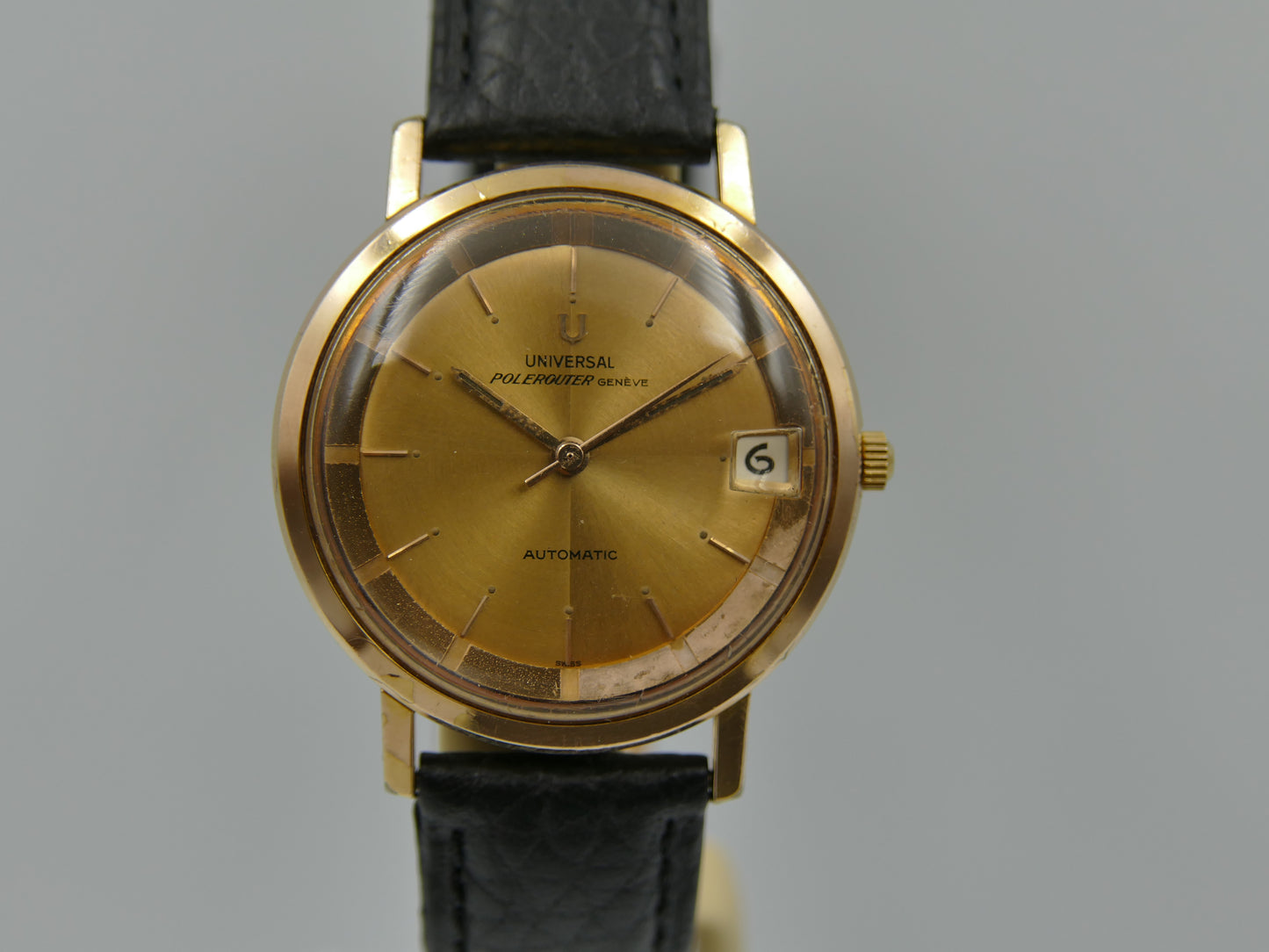 60s vintage watch mens Universal Geneve ref 404604 -4 polerouter microtor 218-2