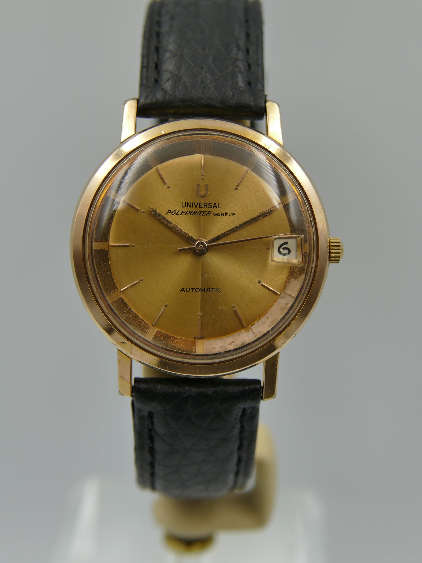 60s vintage watch mens Universal Geneve ref 404604 -4 polerouter microtor 218-2