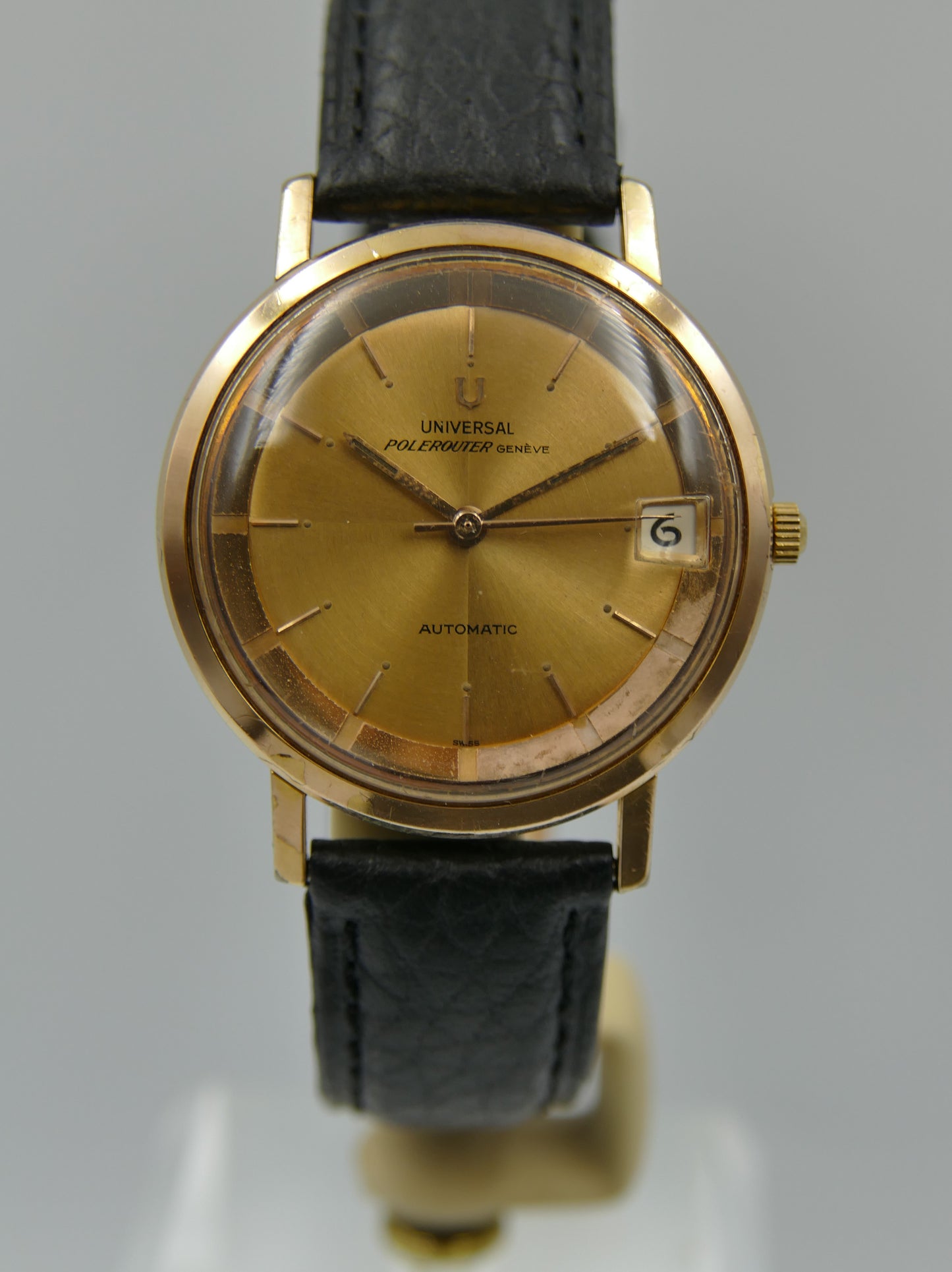 60s vintage watch mens Universal Geneve ref 404604 -4 polerouter microtor 218-2