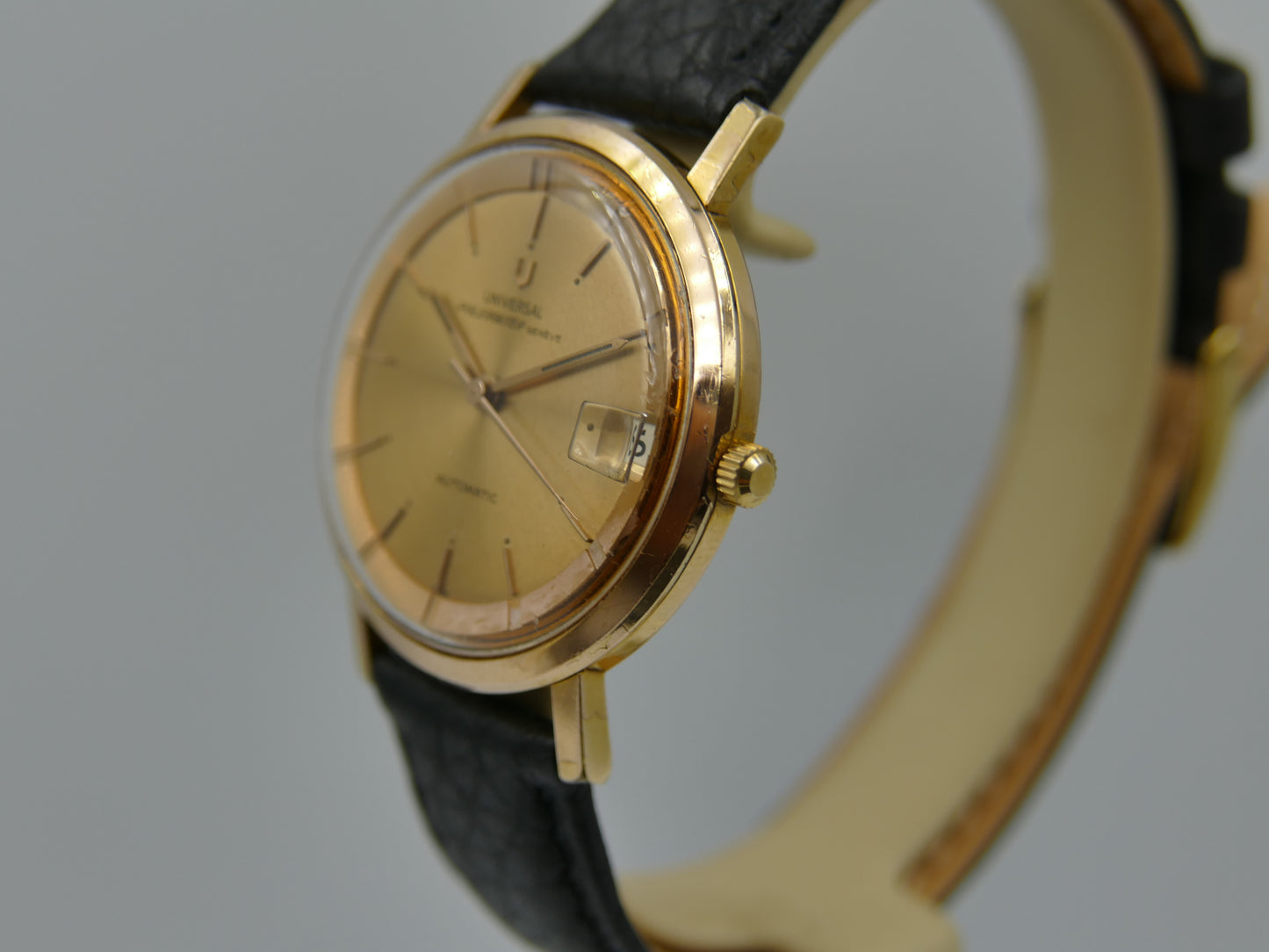 60s vintage watch mens Universal Geneve ref 404604 -4 polerouter microtor 218-2