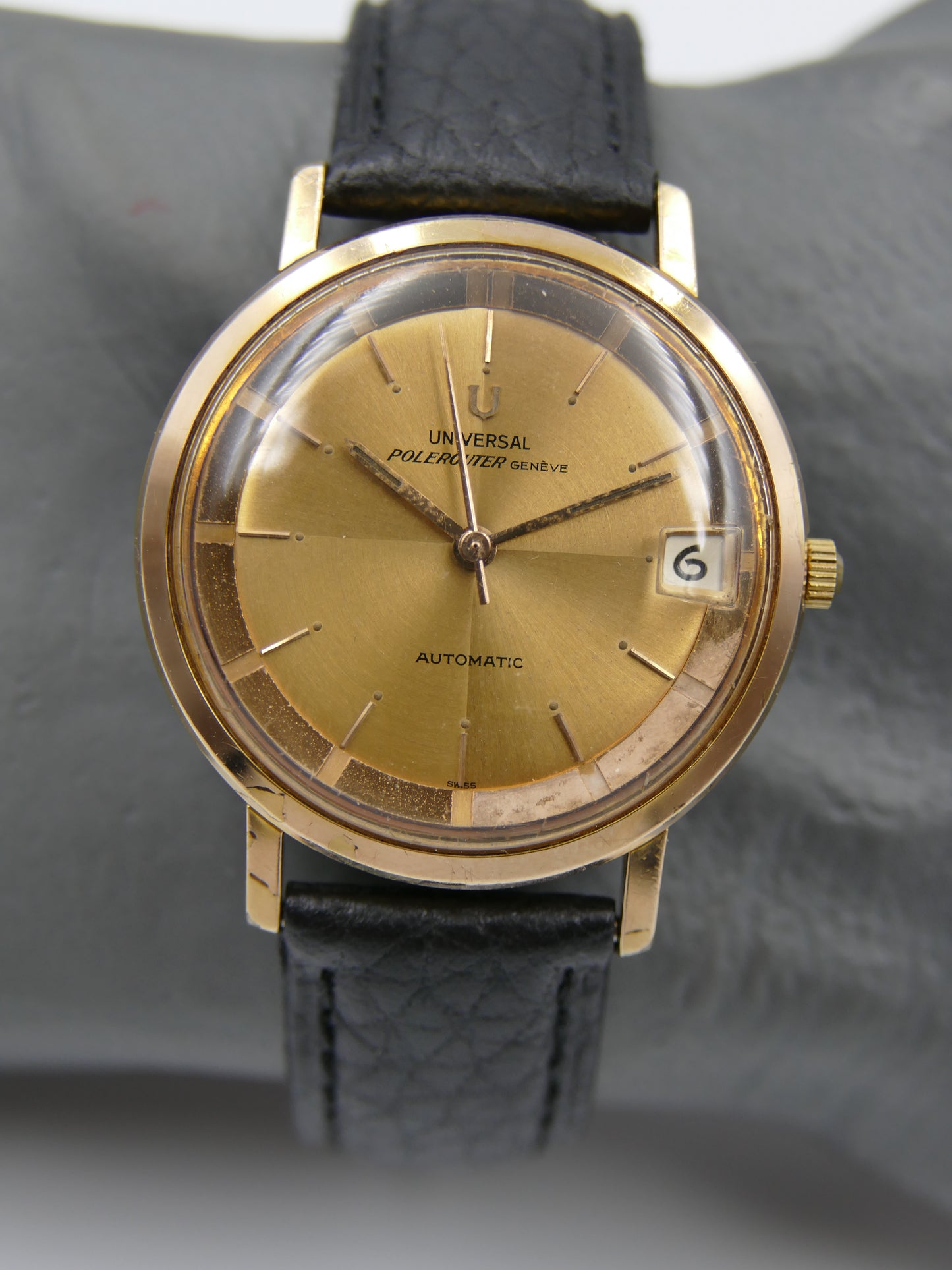 60s vintage watch mens Universal Geneve ref 404604 -4 polerouter microtor 218-2