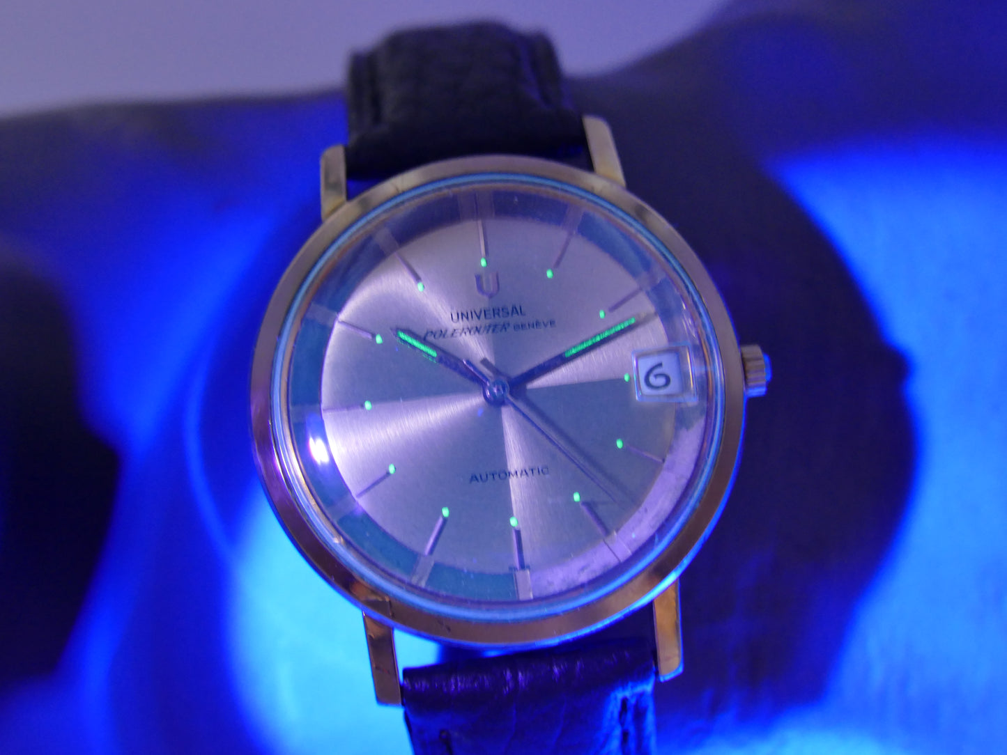 60s vintage watch mens Universal Geneve ref 404604 -4 polerouter microtor 218-2