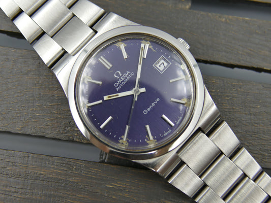 70's vintage watch mens Omega geneve ref. 166.0173 /366.0832 automatic cal. 1012