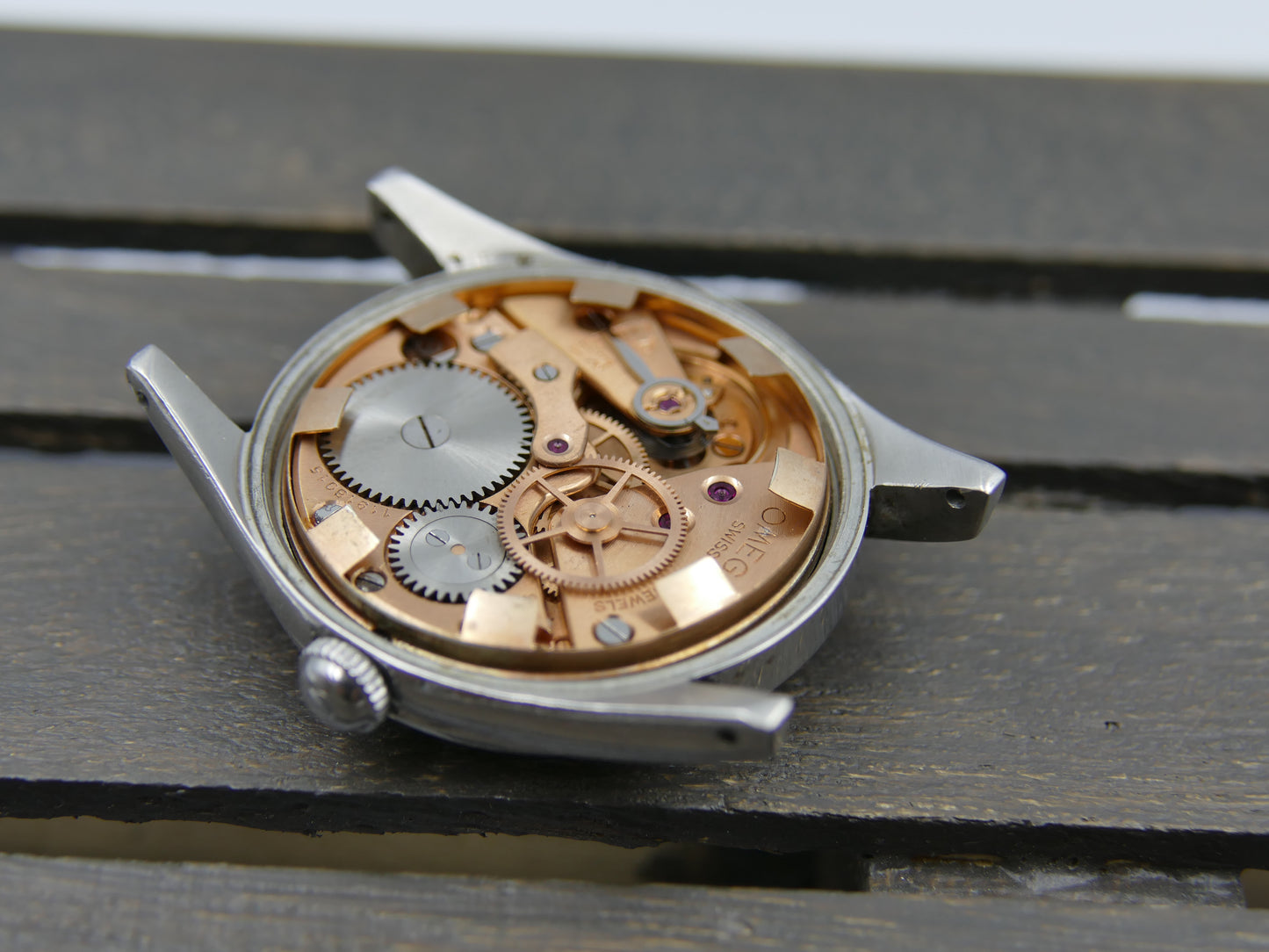 40s vintage watch mens Omega ref 2537-9 hand wind cal 283